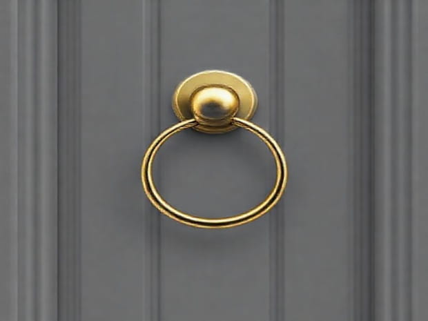 Door Knocker Hoop Earrings