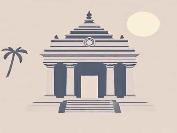 Famous Dravidian Style Temple