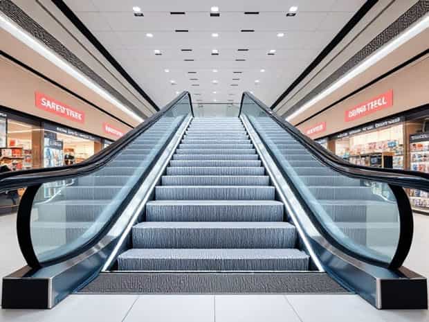 First Escalator In A Department Store