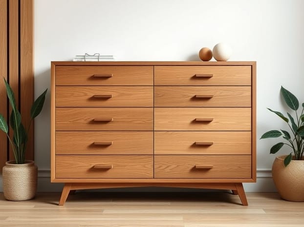 Galano Knotty Oak Dresser