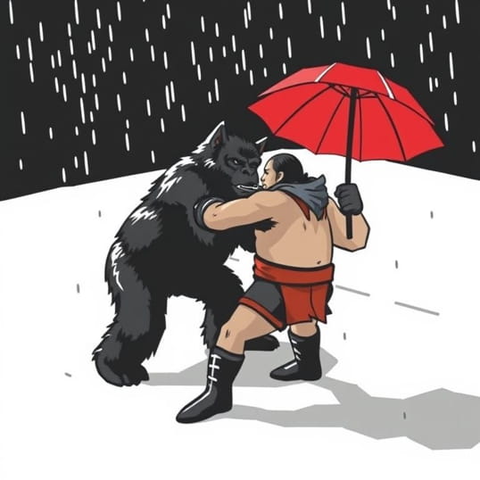 Gorilla Monsoon Vs Straggler