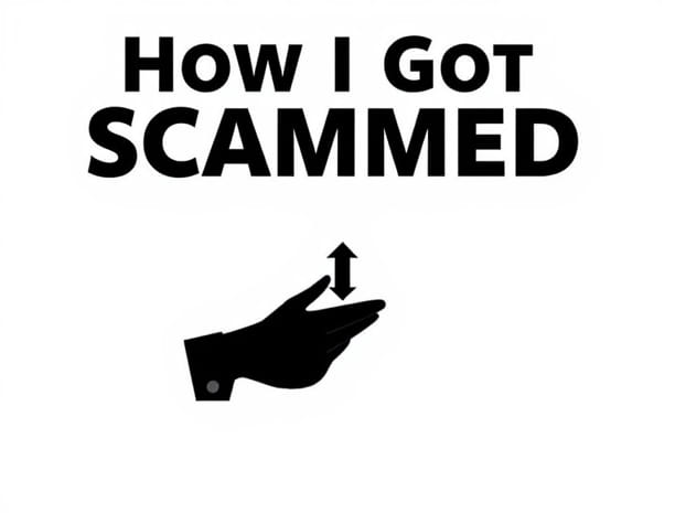 How I Got Scammed