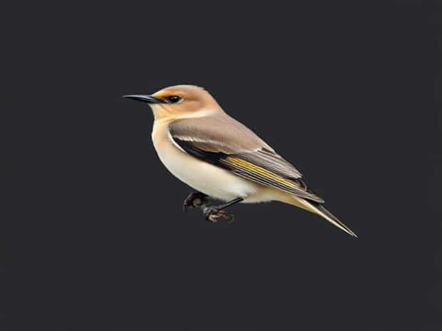 Juvenile Cedar Waxwing Photo