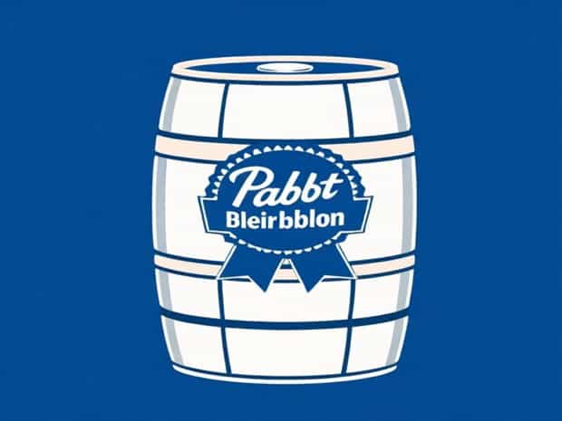 Keg Of Pabst Blue Ribbon