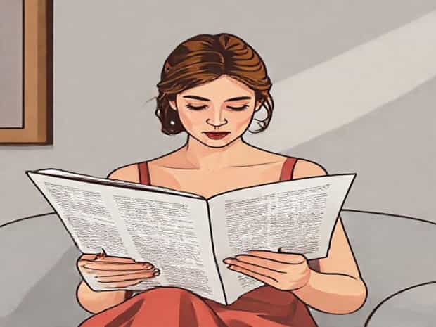 Lydia Cassatt Reading The Morning Paper