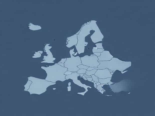 Map Of Europe Blank