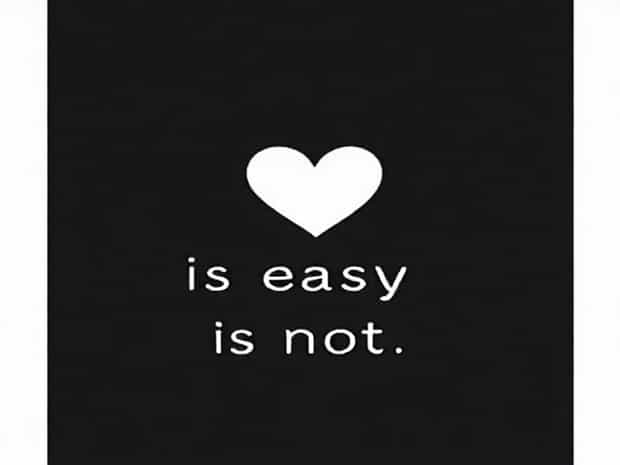 Falling In Love Is Easy Admitting It Is Not