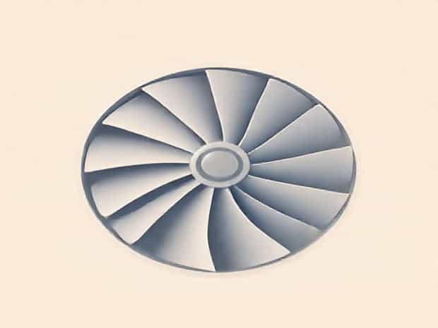 Fan Blade Shingling In A Turbofan Engine