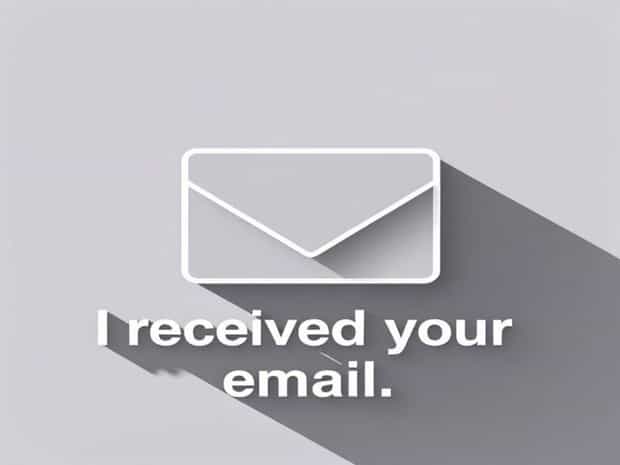I Received Your Email