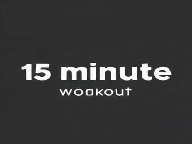 Joe Wicks 15 Minute Workout