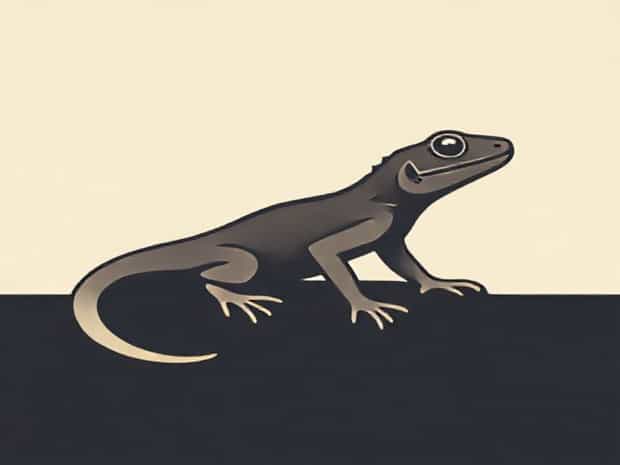Lizard Touched Right Foot Male