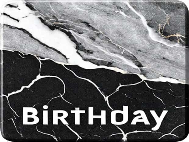 Marble Slab Birthday Freebie