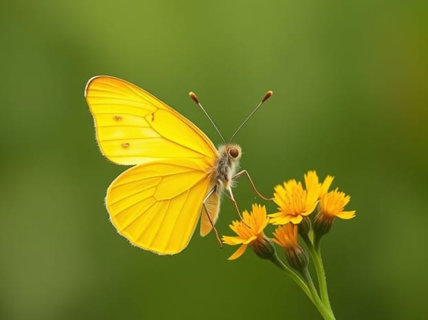 Cloudless Giant Sulphur Butterfly