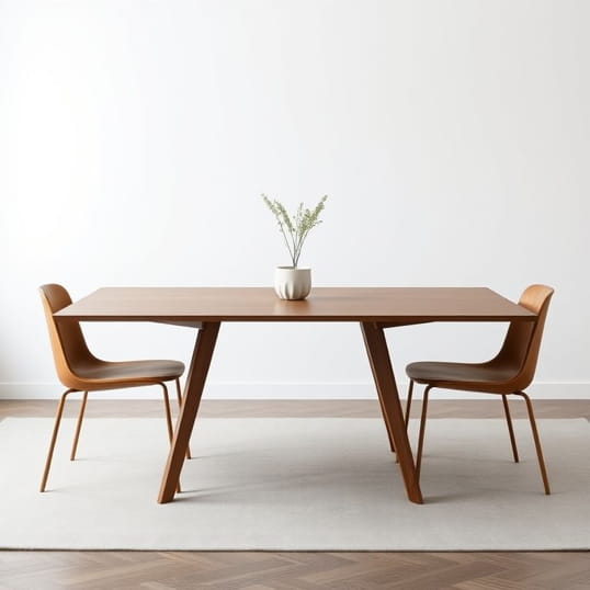 Extendable Narrow Dining Table
