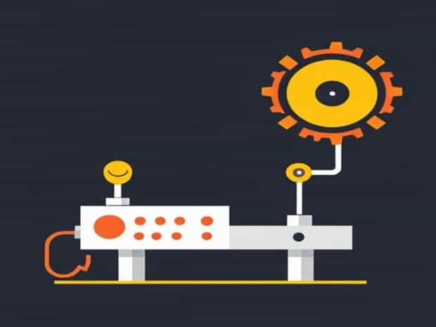 First Rube Goldberg Machine