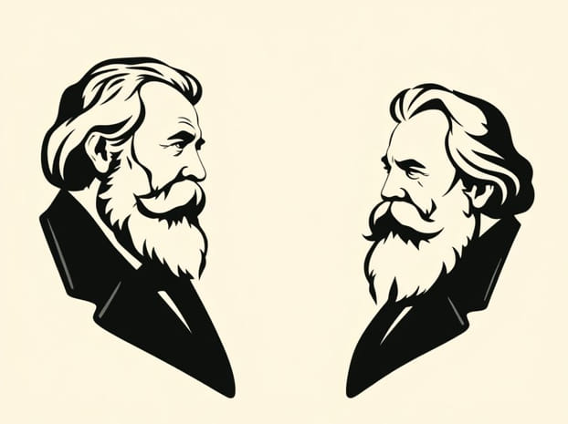 Friedrich Engels And Karl Marx