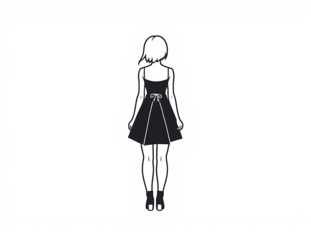 Girl Backside Drawing Easy
