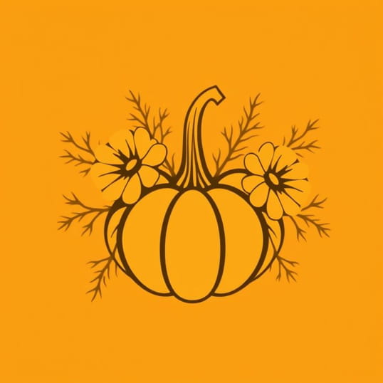 Golden Gourd Pumpkin Bouquet