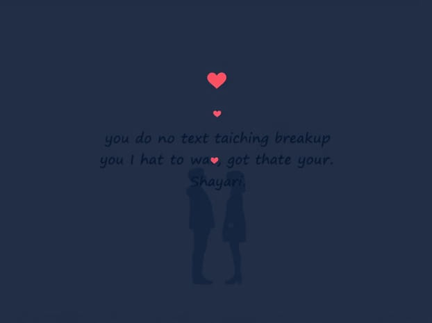Heart Touching Breakup Shayari