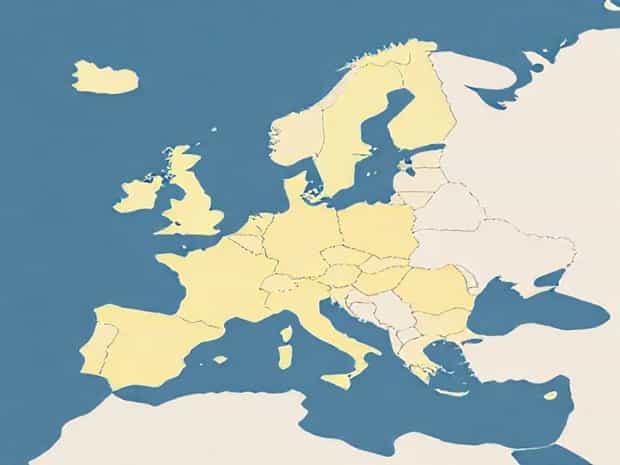 Map Of Western Europe