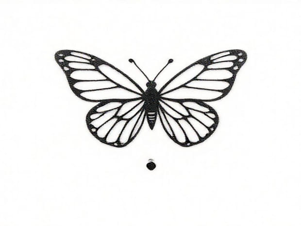 Butterfly Semicolon Tattoo Meaning