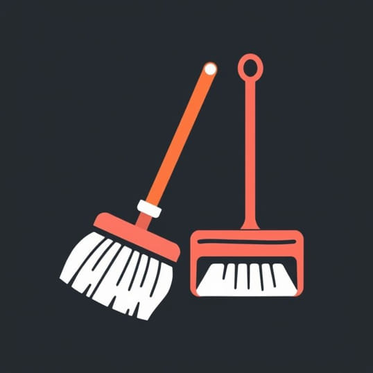 Commercial Broom And Dustpan