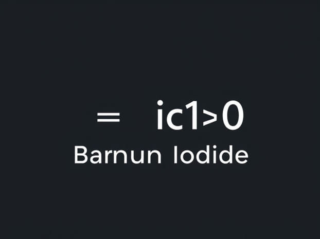 Formula Of Barium Iodide