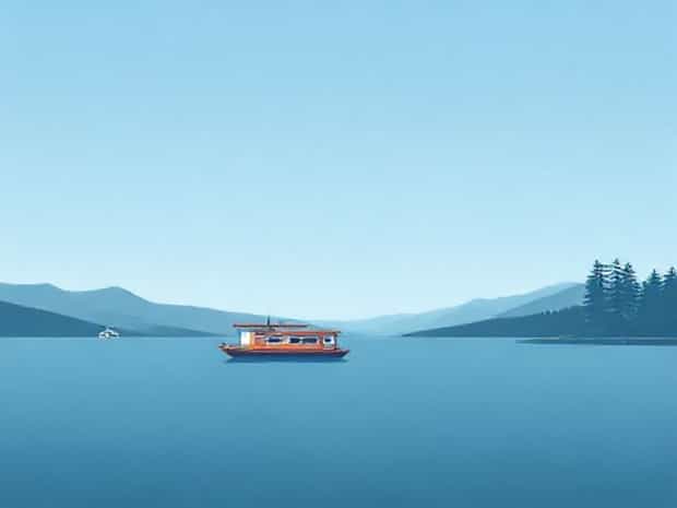 Houseboats Lake Billy Chinook