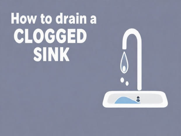 How To Drain A Clogged Sink