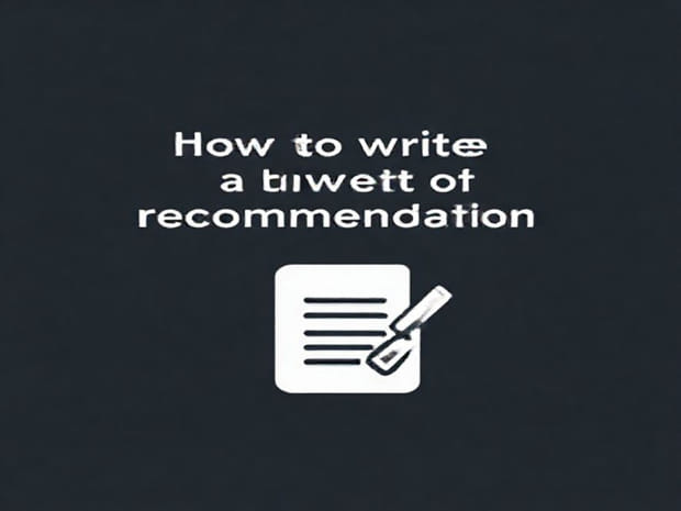 How To Write A Letter Of Recommendation For A Coworker